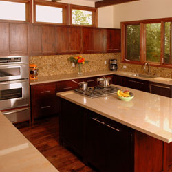 Teak Wood Kitchen Cabinets