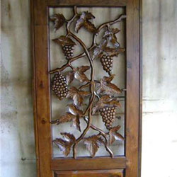 Hand-carved Teak Door