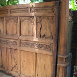 Hand-carved Teak Gate