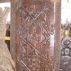 Hand-carved Teak Door