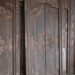 Hand-Carved Window Shutters